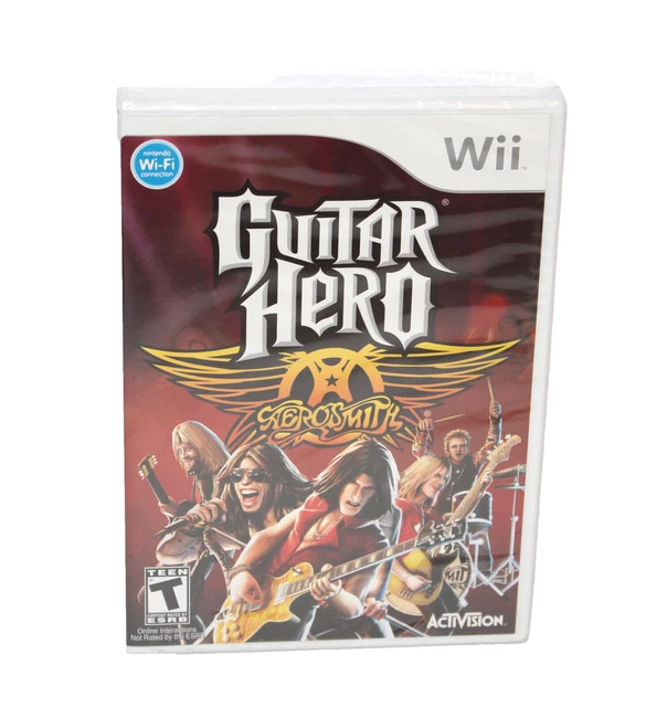 GUITAR HERO AEROSMITH (Nintendo Wii, 2008) Brand New & Factory Sealed