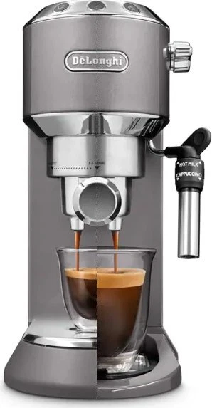 DeLonghi EC 785.GY Dedica Style Siebträger Espressomaschine Grau 3