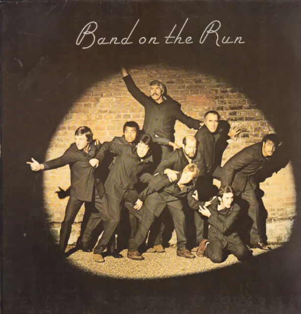 PAUL McCARTNEY&WINGS-LP- BAND ON THE RUN-EMI-GERMANY-OIS-RIESENPOSTER-1973-MINT