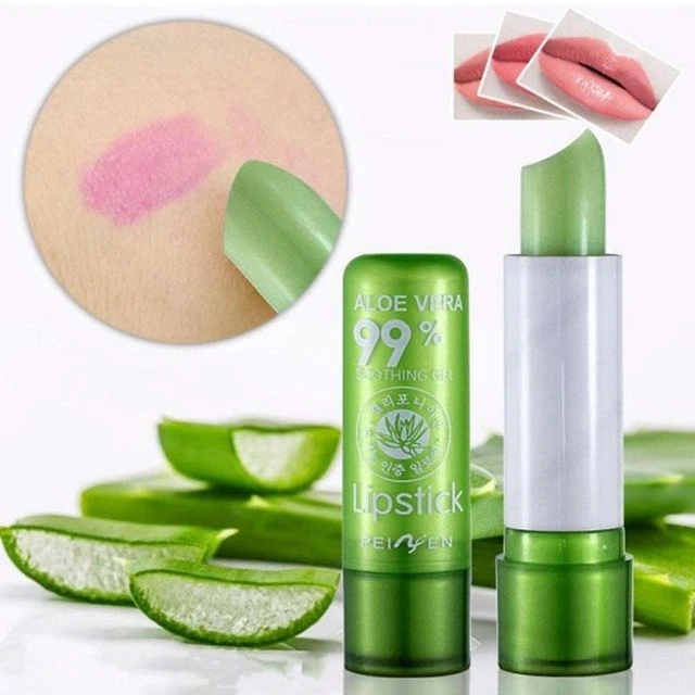 Stick à Lèvres à l'Aloe Vera 99% Hydratant PH Couleur Naturelle Baume Tinté