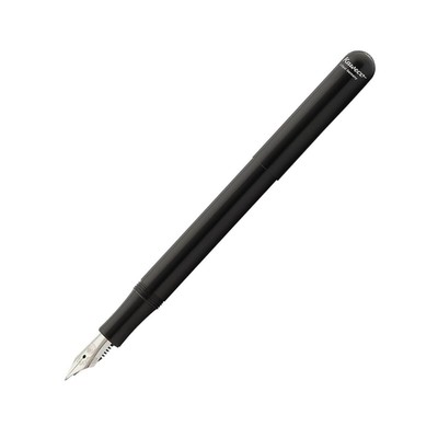 Kaweco Kaweco Penna Stilografica Liliput Nero Ampia Pennini a Vite Alluminio Barile 