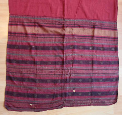 Antique LAOS large silk shawl