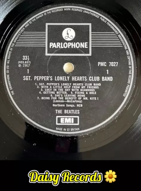 The Beatles - Sgt Pepper's LHCB - UK *Mono* *One Box* EMI Patents Pending EX/VG+