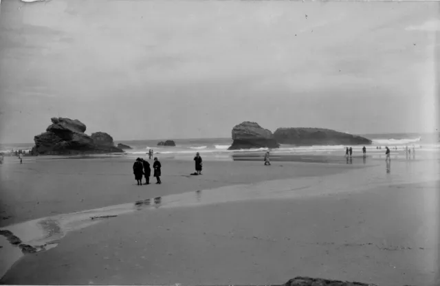 FRANCE 1929 BIARRITZ Beach