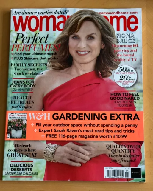 Woman and Home Magazine Full Size May 2024 Fiona Bruce