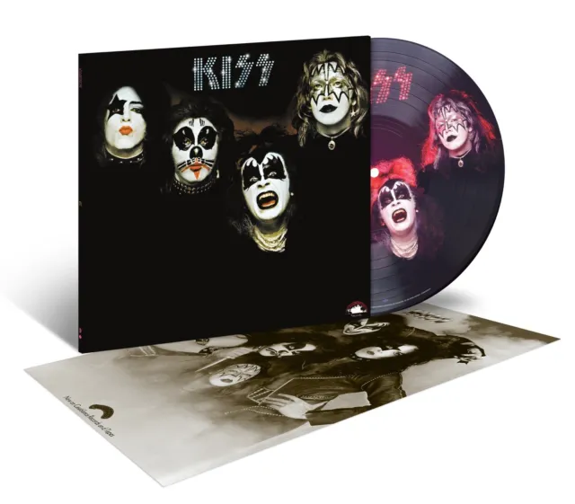 KISS 50th Anniversary Exclusive Picture Disc Vinyl LP & Poster Brand New Presale