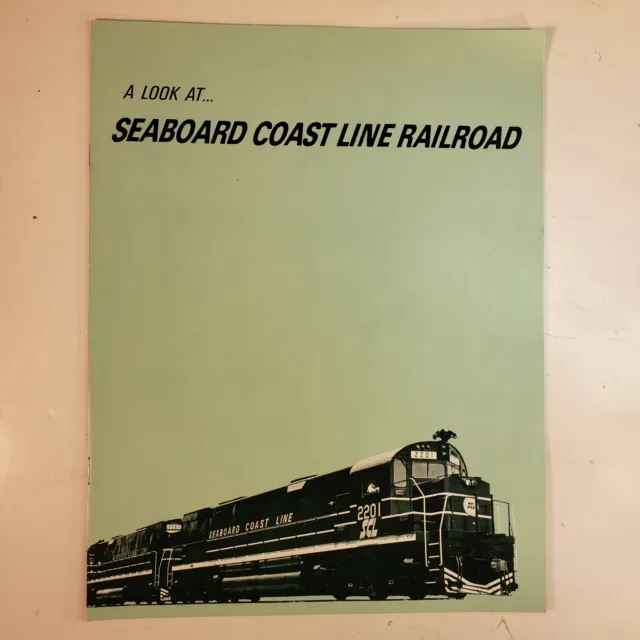 A Look At... (History on) Seaboard Coast Line Railroad Thin Booklet