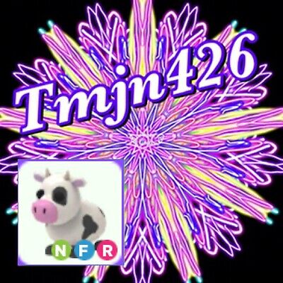 ADOPT ME NEON Cow Free With Purchase Of My Custom Picture(read