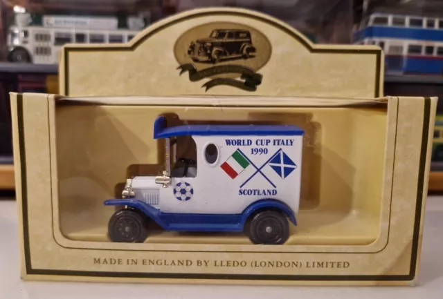 Lledo Promotional LP6 1920 Model T Ford Vans - World Cup Italy 1990 - Scotland