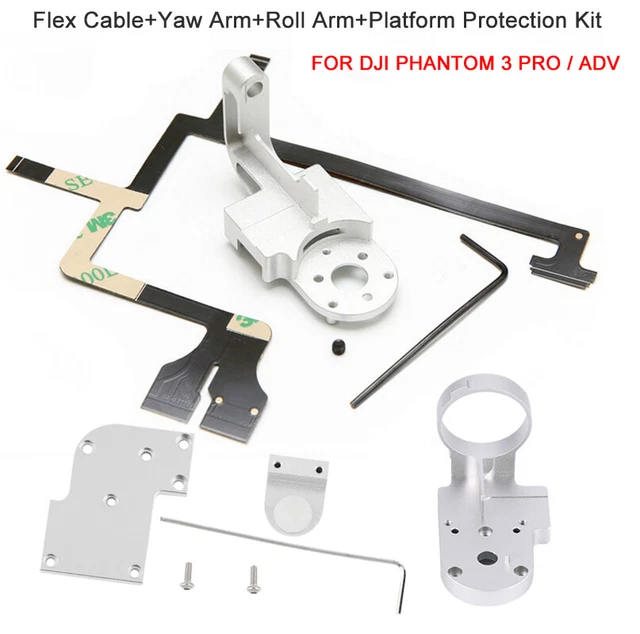 Gimbal Yaw Roll Arm Repair Kit+ Screw+Installer Tools For DJI Phantom 3 Pro/Adv