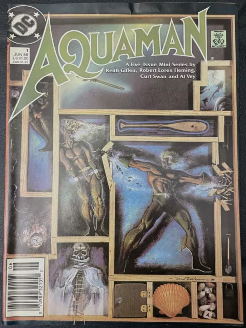 Aquaman Issues #1, 2, 4, 5 -   1989 - 2nd Limited Series -  DC Comics VF