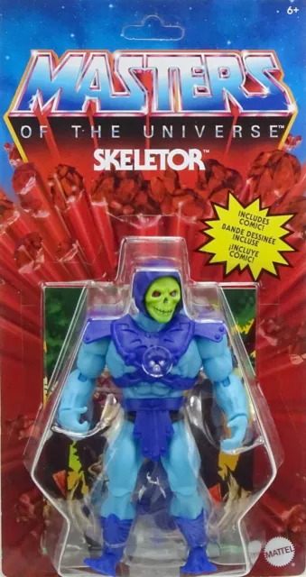 MASTER OF THE UNIVERSE MOTU ORIGINS SKELETOR ACTIONFIGUR  5" INCH/ca.15cm MATTEL