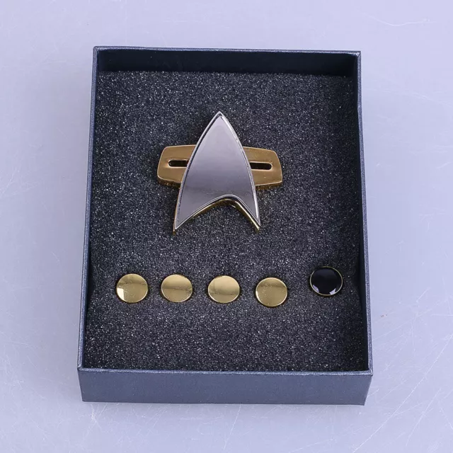 Voyager Communicator Badge Rank Pin A Set Of 6 The Next Generation TNG Pin Set