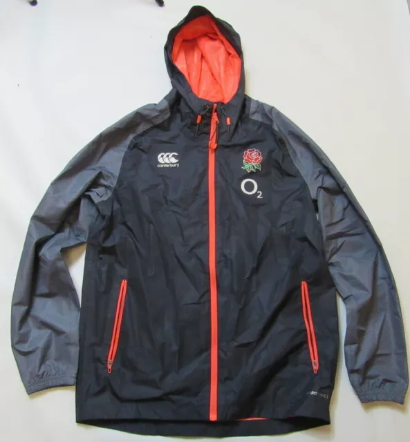 ENGLAND RUGBY UNION training ZIP RAIN JACKET CANTERBURY Red Roses