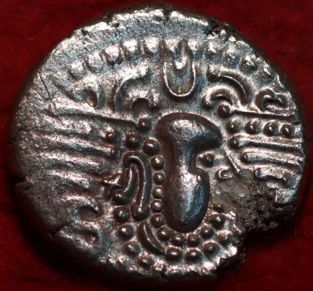 740-1100 AD Indo-Sassanian Gadhaiya Drachm AR Silver Coin