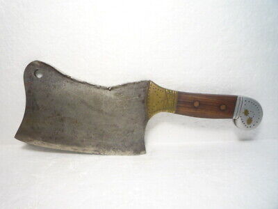 Original  Antique  Kitchen  Meat  Cleaver  Chopper  Knife  Special  Handle