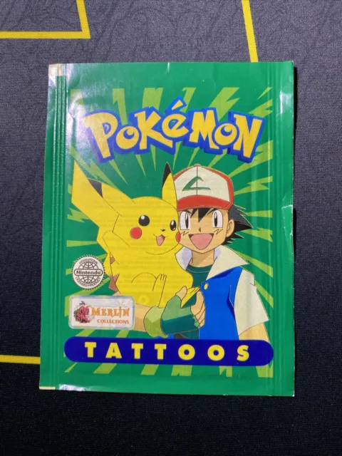 1999 Pokémon Tattoos Topps/Nintendo New Sealed Pack