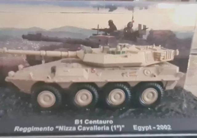 B1 CENTAURO 1 72 DIECAST 105 mm Recon Cavalry Tank Egypt 2002
