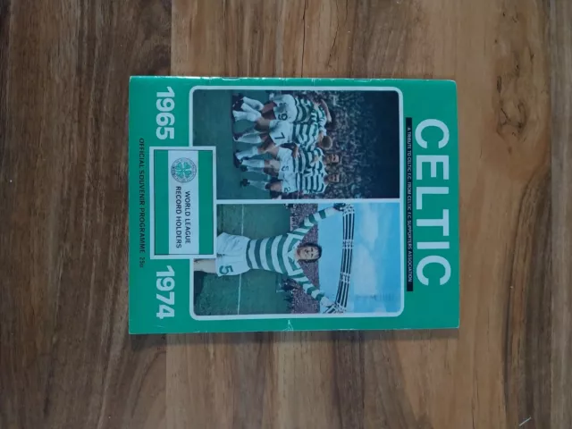 Celtic  9 In A Row Tribute Programme