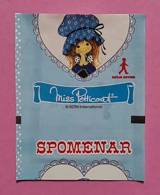 Decje Novine Serbia MISS PETTICOAT - 10 Sealed Packets - 4 Stickers Per Pack 3