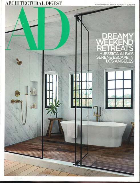 ARCHITECTURAL DIGEST JUNE 2019 Dreamy Weekend Retreats £4 57 PicClick UK