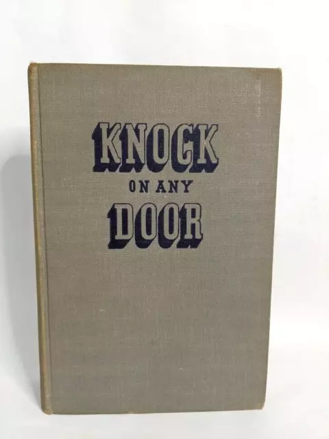 WILLARD MOTLEY  KNOCK on ANY DOOR AFRICAN AMERICAN CHICAGO HULL HOUSE FOUNDER