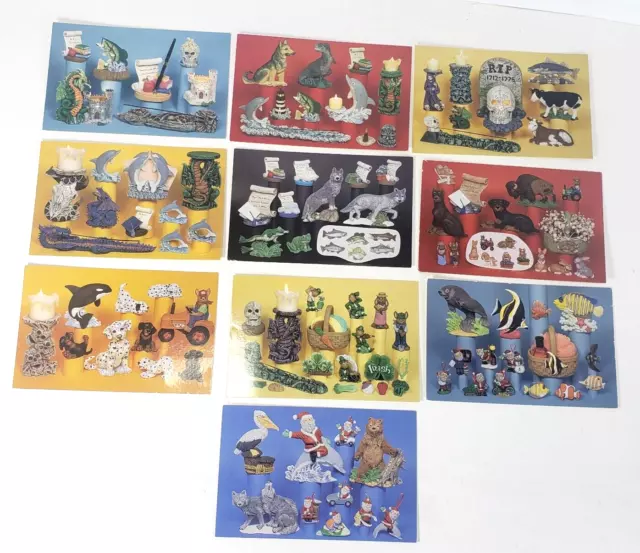 Lote de 10 postales de catálogo de moldes de cerámica moldes de Nowell 4 x 6 lotes #3