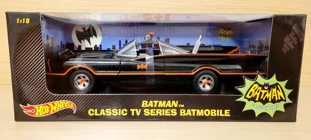 Sold at Auction: A Hot Wheels Batman Classic TV Series Batmobile with Batman and Robin, in box. 1:18. Box measures 34x17x13cm