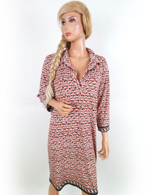 Max Studio Women's Dress Size XL orange pattern