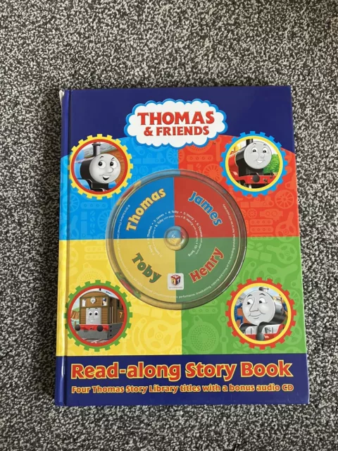 Thomas & Friends Childrens Read Along Story Book With Audio CD - 4 Stories
