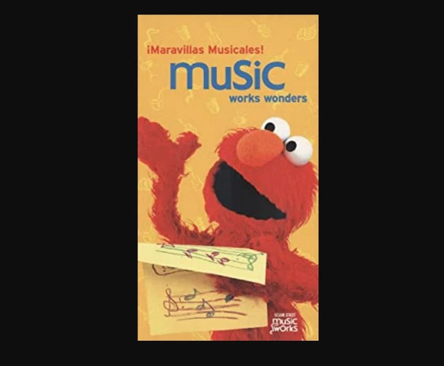 SESAME STREET (VHS) Maravillas Musicales MUSIC WORKS WONDERS bilingual