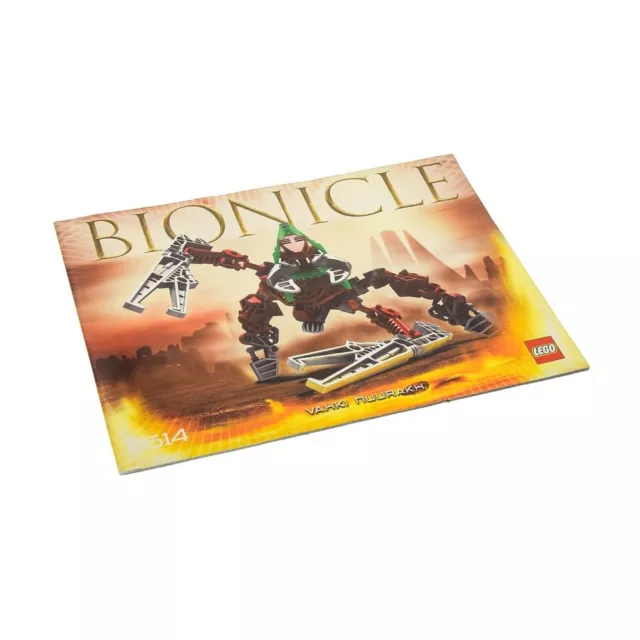 1x LEGO Bionicle Instruction de Montage A5 Pour Set Vahki Nuurakh 8614