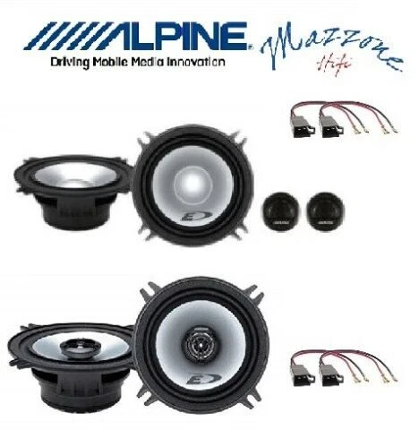 Haut-parleurs Ciare CZ131 13cm - 2 Voies Coaxial - 100W RMS - Pour Alfa, Fiat, Lancia, Peugeot - Neuf