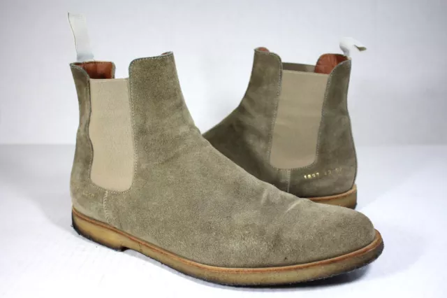 Common Projects Suede Chelsea Boots Mens EU 43 US 10 M931