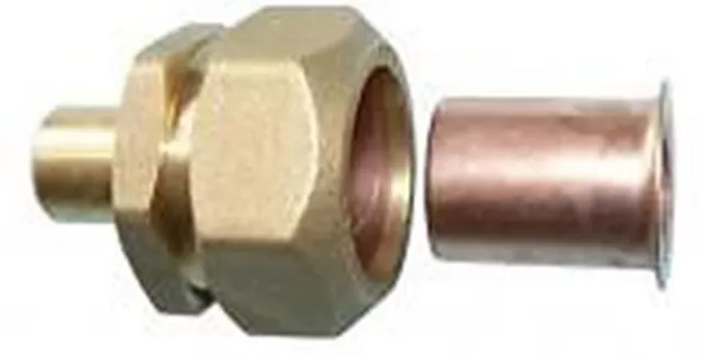 Brass Stopcock Stoptap Adaptor for MDPE polypipe 20 x 15, 25 x 15, 25 x 22mm