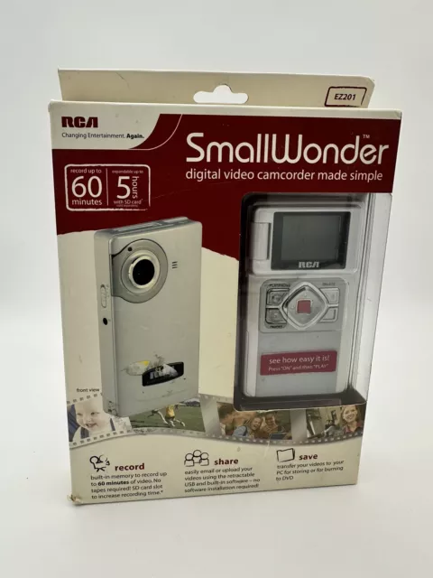 *NEW* RCA EZ201 Small Wonder Digital Video Camcorder Camera - SEALED