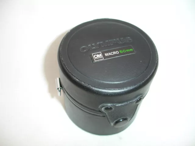 OLYMPUS OM Macro 50mm Lens CASE only for OM 50mm f/ 3.5 lens