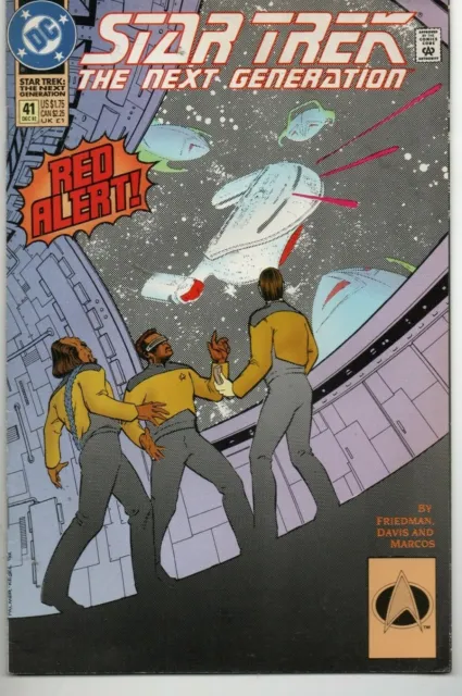 Star Trek The Next Generation #41 Dc 1992 VG "