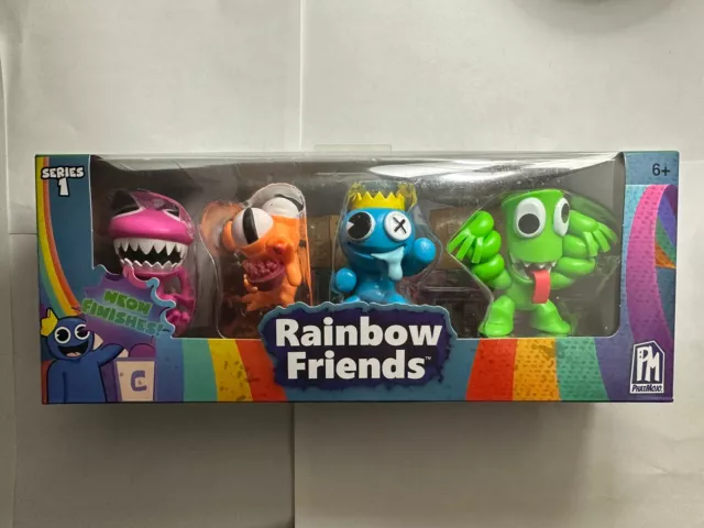 Roblox RAINBOW FRIENDS 4 Pack Mini Figure Set PURPLE ORANGE GREEN BLUE NEW  2023