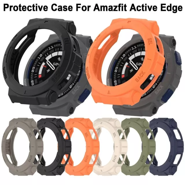 Bumper Edge Shell TPU Screen Protector Protective Case for Amazfit Active Edge