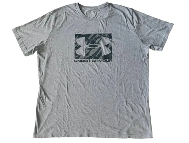 Camiseta para hombre Under Armour HeatGear gris manga corta talla XXL