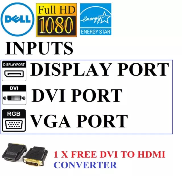 Dual Monitor Setup 48"" IPS LED 2 X 24"" 1920x1200 DP VGA + HDMI Dual Ständer 2