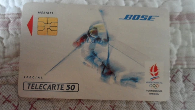 TELECARTE 50 unités. jeux olympiques d'hiver. ALBERTVILLE 1992. février 1991