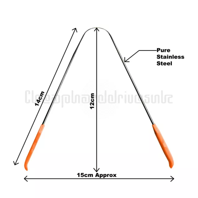 Nettoyant de langue 100 % acier inoxydable grattoir à langue hygiène buccale grattoir 2