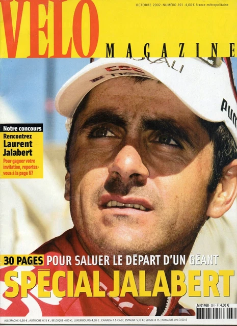 1995 VELO MAGAZINE n°308 PARIS NICE MILAN SAN REMO JALABERT AVANT PARIS ROUBAIX EUR 4,49 - FR