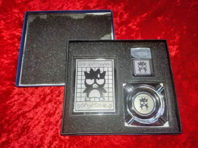 Bad Badtz-Maru Japanese Japan Anime Chrome Cigarette Case Lighter Ashtray Set