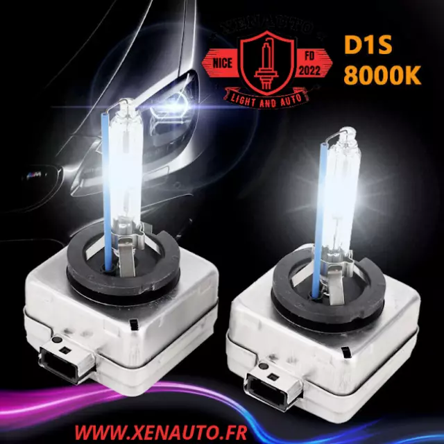 2 x Ampoules XENON D1S 35W 8000K Originale Phare Ballast Feux HID 12V