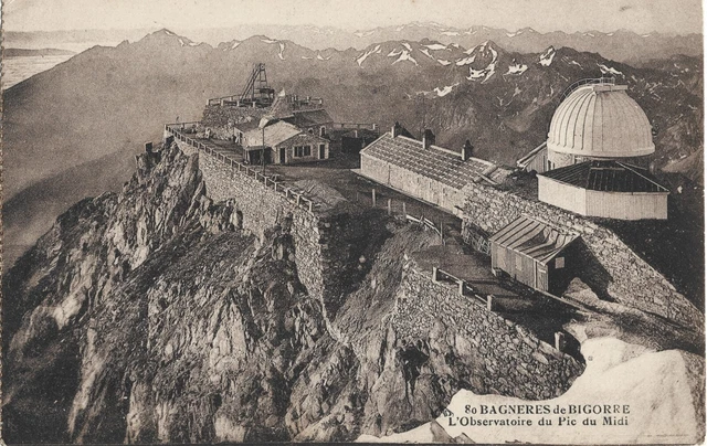 2 Antique Postcards of the Pic du Midi de Bigorre 65 Hautes Pyrenees