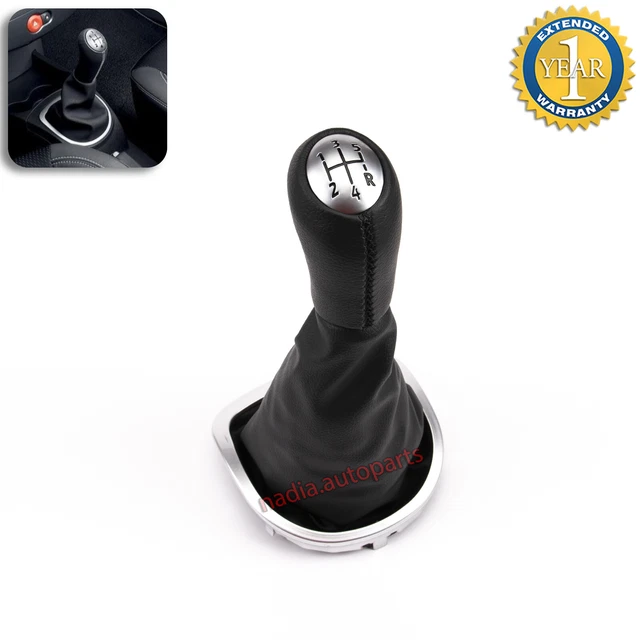 Pommeau De Levier De Vitesses Pour Renault Clio 2 (1998-2005) - Design élégant, Cuir Et Plastique, Installation Facile