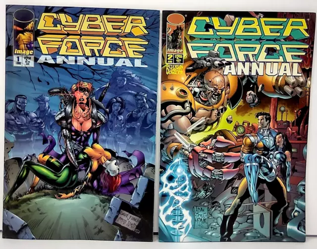 Cyber Force Annual Volume 1 Issues 1 and 2 Image Comics 1995 First Printing VF
